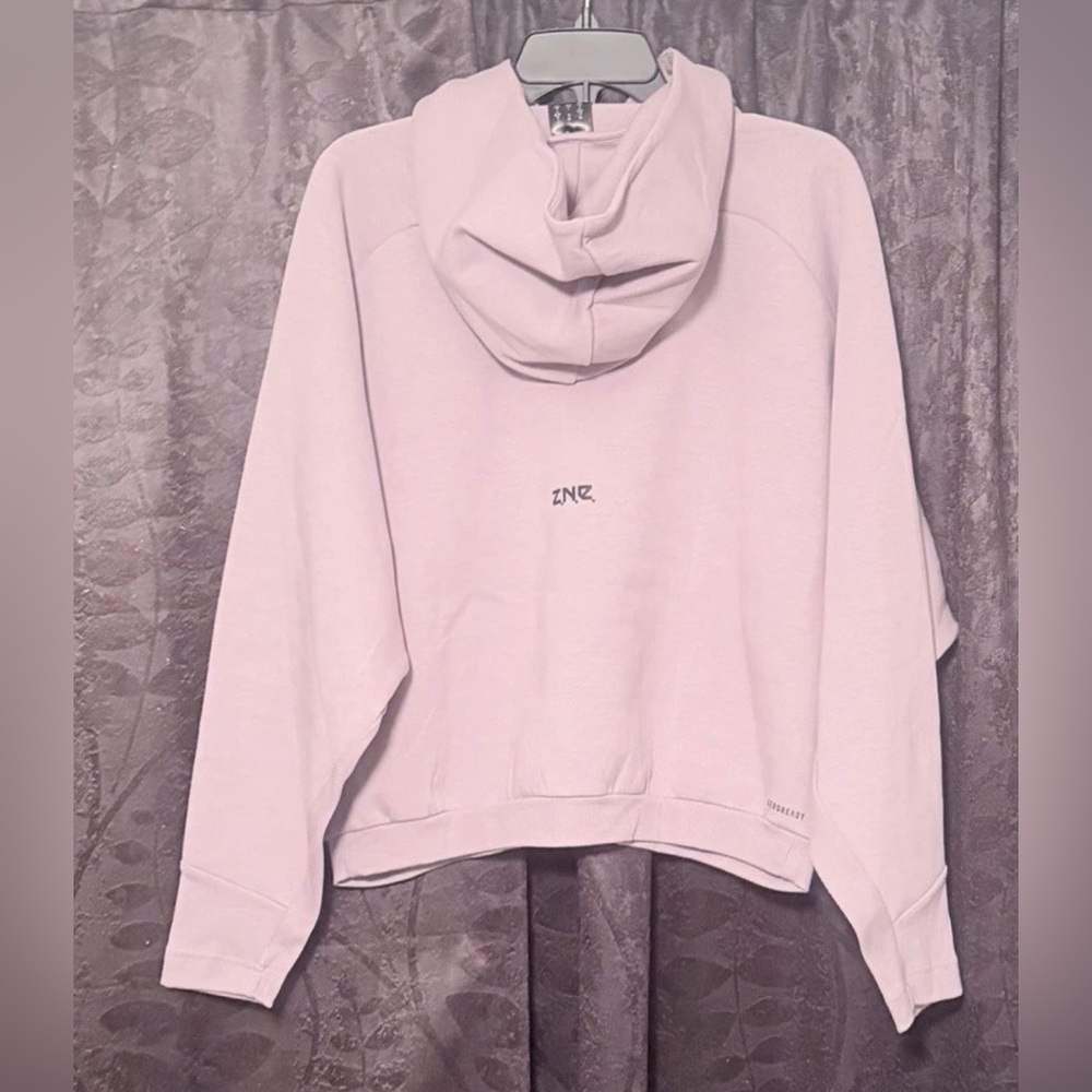 Adidas Z.N.E. Loose Fit Performance Full Zip Hoodie In Violet - Size XL - NWT - Picture 7 of 14